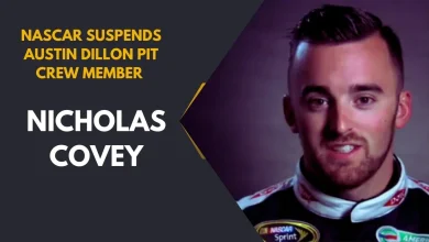 nascar suspends austin dillon pit crew member nicholas covey