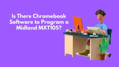 is there chromebook software to program a midland mxt105