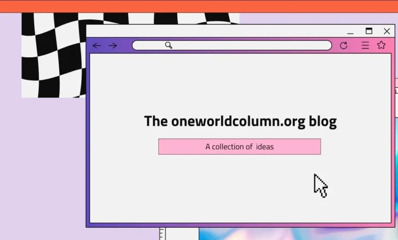 the oneworldcolumn.org blog