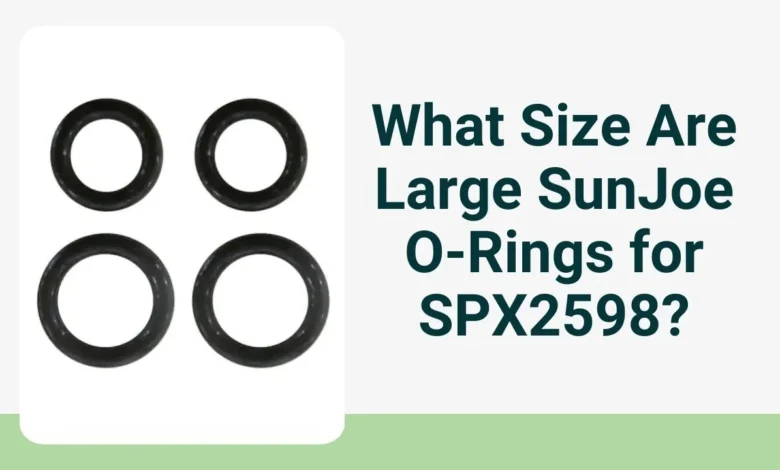 what size are large sunjoe o-rings for spx2598