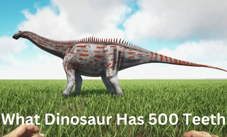 what dinosaur has 500 teeth